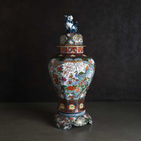 Somenishiki Maedori Phoenix Decorative Jar