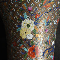 Gold Shippo Flower Crest Vase