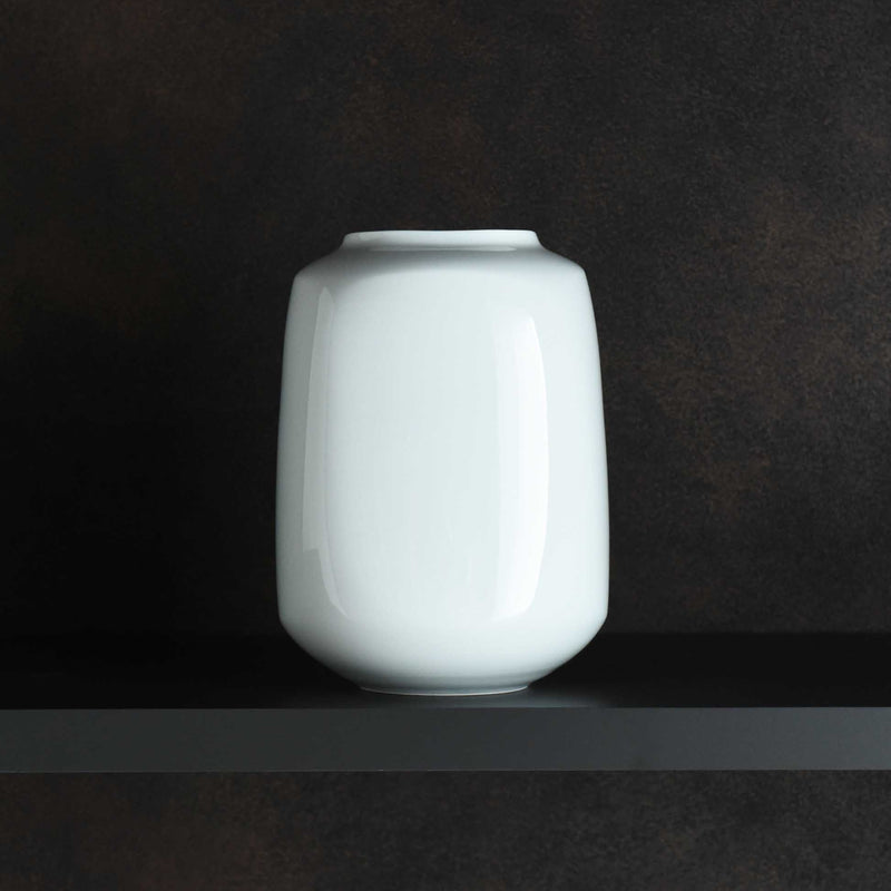 White porcelain (square) vase