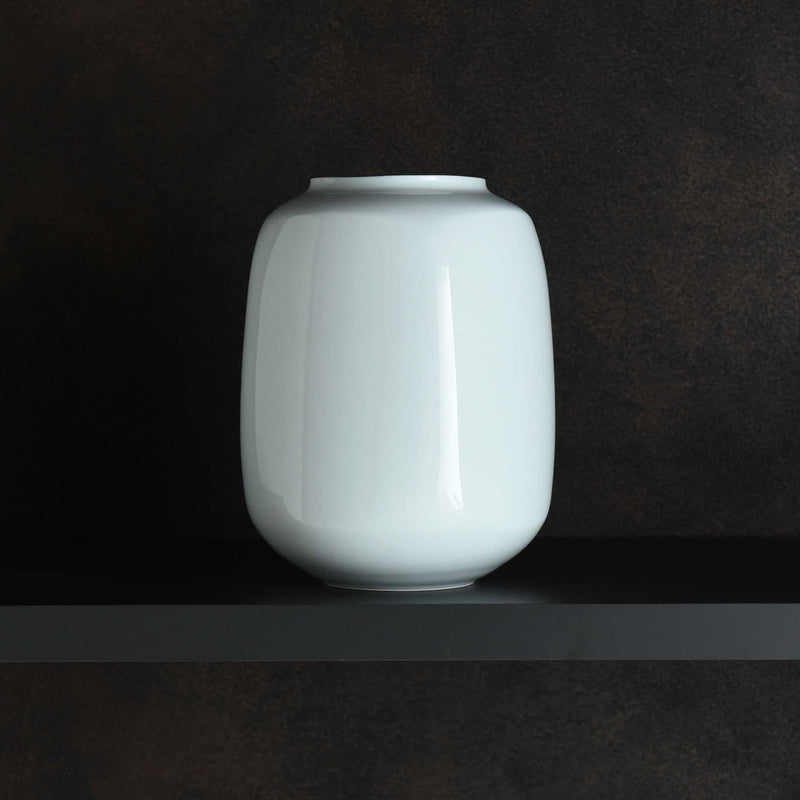 White porcelain (square) vase