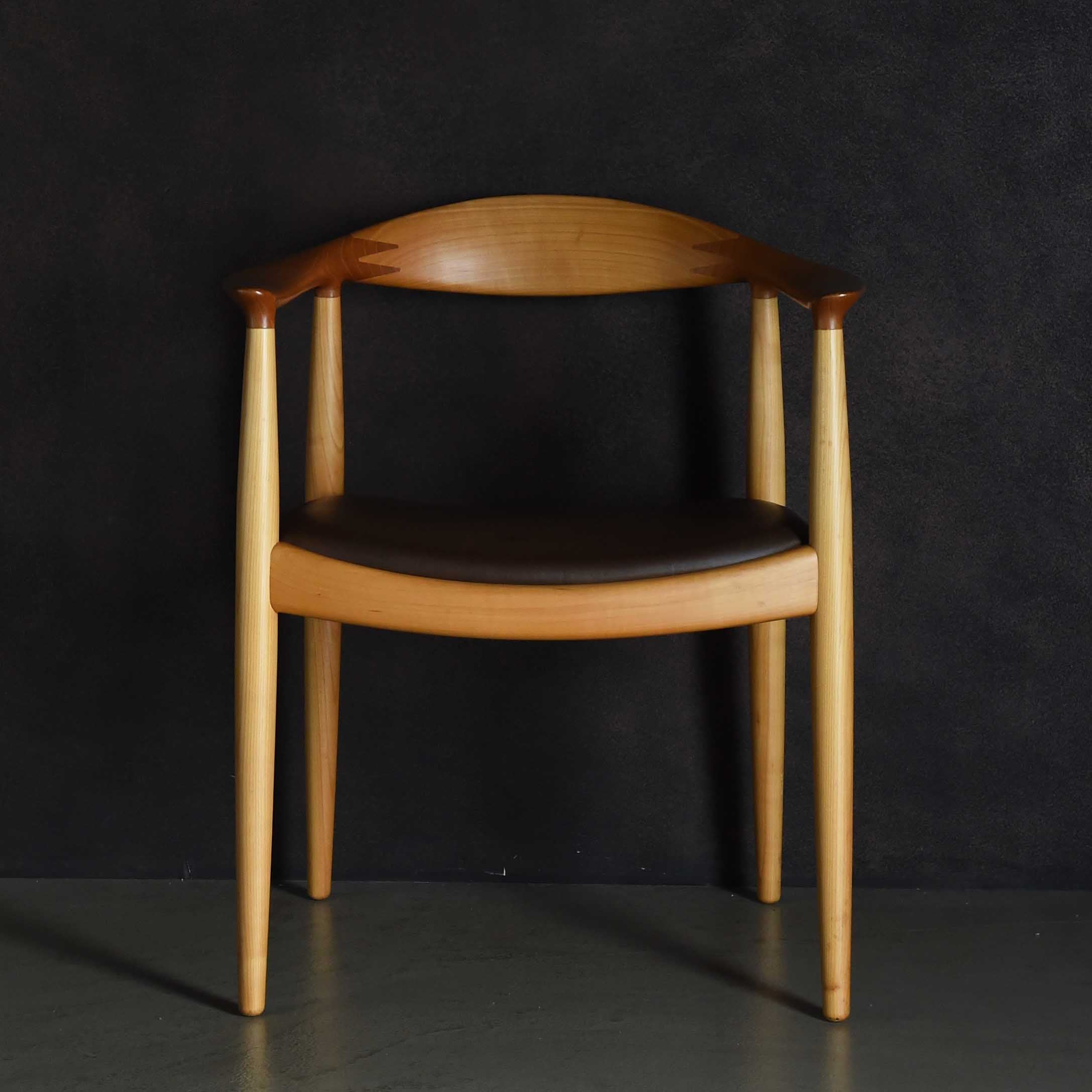 PP503 ザ チェア ハンス J. ウェグナー ヌメ革仕様 廃盤 チーク無垢材